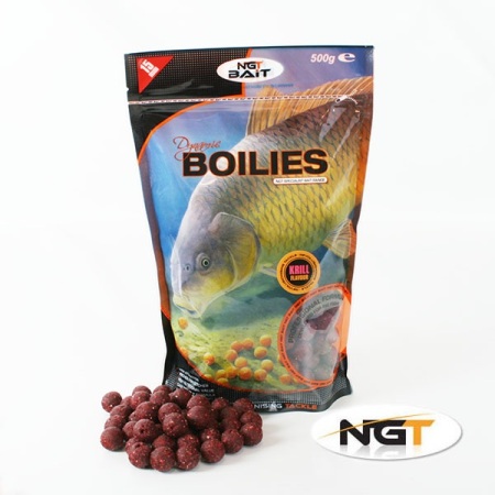 15mm NGT Boilies 500g bag of Krill