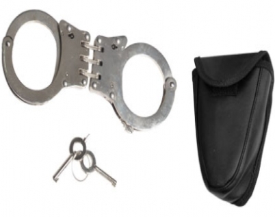 Police Style Handcuffs With Case ( 6006 )