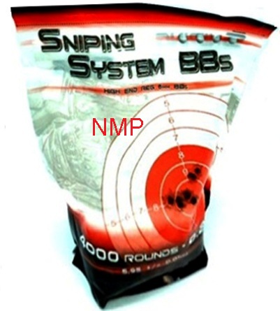 25g Cybergun Sniping System 6mm Airsoft BB's  Precision bag of 4,000