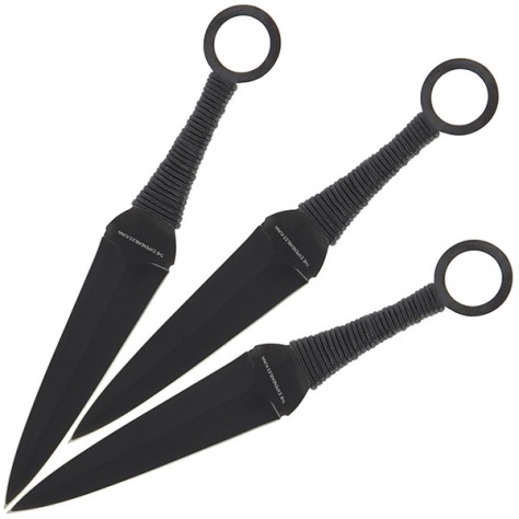 12 inch Expendables Kunai 3pc Throwing Knive Style Set (EXP-KUN)