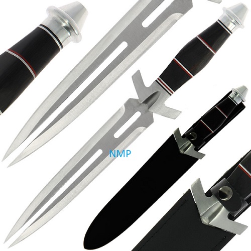 15.75 inch Expendables Shadow Folked Fixed Movie Style Knife with Sheath (T101861PW)