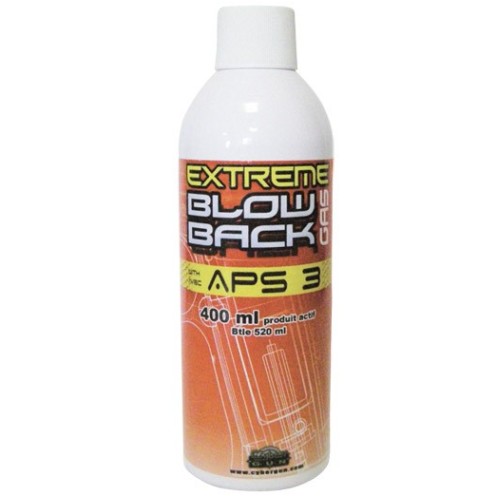 Cybergun Extreme Blowback Gas APS3 400ml ( suitable for all Gas Blow Back (GBB) Airsoft Guns )