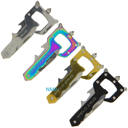 Anglo Arms EDC Knives Key Non Locking (EDC) Knives (POD-03) Black