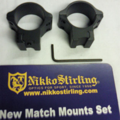 Nikko Stirling Match Mounts Medium 30mm Dovetail ( NM3038M )
