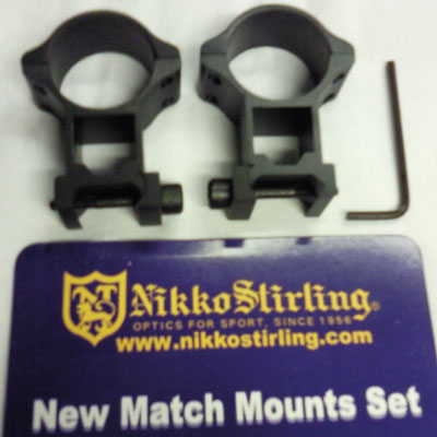 Nikko Stirling MK11 Match Mounts High 30mm Weaver ( NSMM30WH )