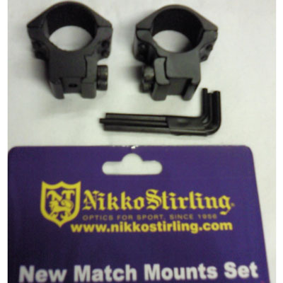 Nikko Stirling Match Mounts Medium 1 inch Dovetail ( NM38M )