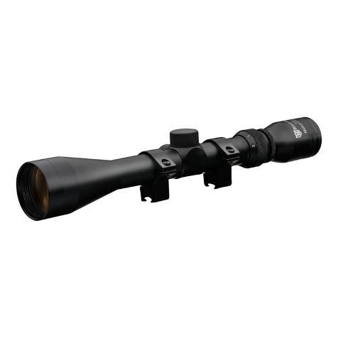 3-9 x 40 Nikko Stirling MountMaster, One Inch Tube Half Mil Dot Reticle rifle scopes including 3/8" dovetail mounts