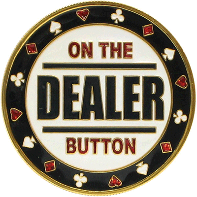 39mm stylish brass coin Poker Card Guards ( On the Dealer Card Guard )