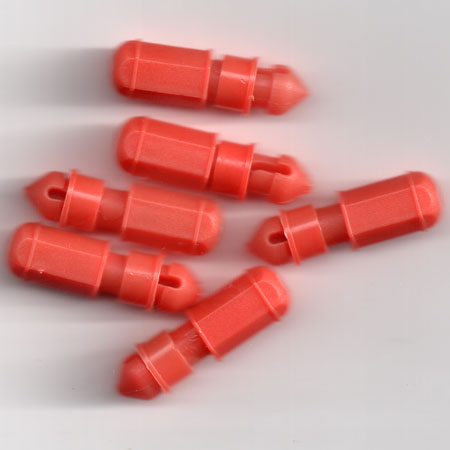 Pole elastic Connectors ( 6 orange colour )