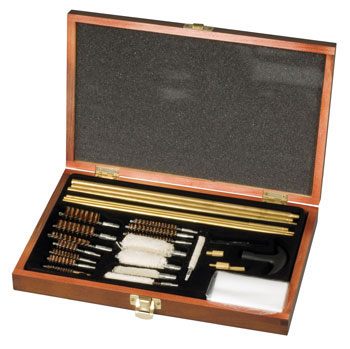 Air Rifle and Shotgun Deluxe Cleaning Kit In Wooden Presentation Case