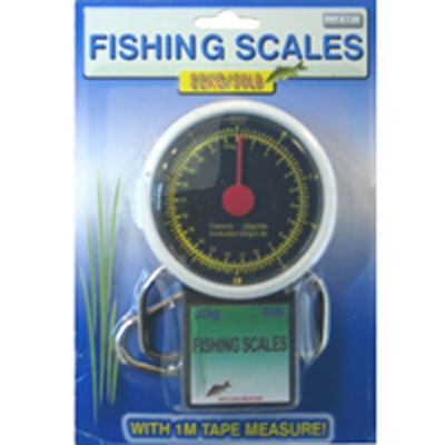 Small Fishing Scales with Tape Measure