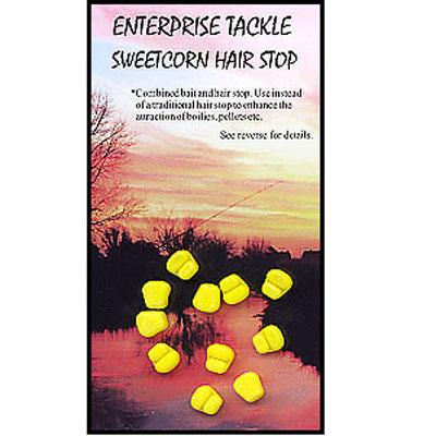Enterprise Tackle (ARTIFICIAL / IMITATION BAITS:)  Sweetcorn Hair Stop ( YELLOW ) buoyant