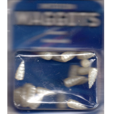 Waterline (ARTIFICIAL / IMITATION BAITS:)  MAGGOTS ( CLEAR/WHITE )