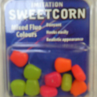Waterline (ARTIFICIAL / IMITATION BAITS:)  SWEETCORN MIXED FLUO COLOUR