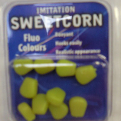 Waterline (ARTIFICIAL / IMITATION BAITS:)  SWEETCORN OFF-YELLOW FLUO