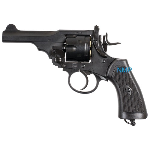 Webley MKVI Police 4 inch Revolver Black 12g co2 Air Pistol .22 ( 5.5mm Pellet version .455)