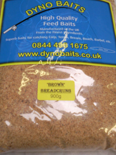 BREADCRUMB BROWN Quality Feed Baits ( DYNO BAITS ) 900g BAG