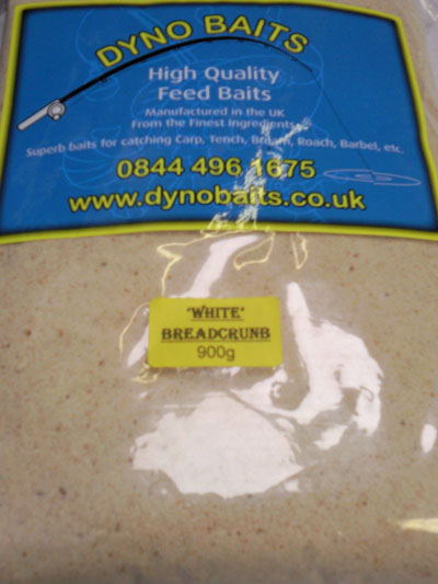 BREADCRUMB WHITE Quality Feed Baits ( DYNO BAITS ) 900g BAG