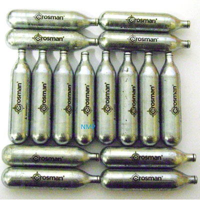 CROSMAN 12 gram 12g Co2 Cartridges for Air Guns a pack of  25