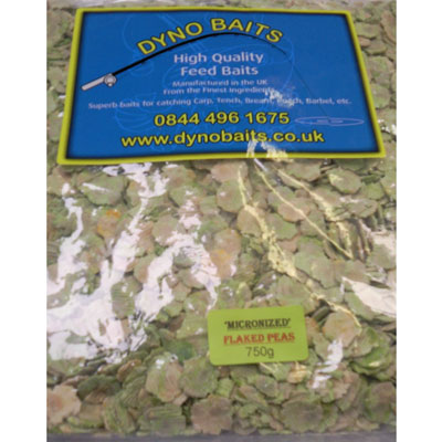 750g BAG OF (MICRONIZED FLAKED PEAS) Quality Feed Baits ( DYNO BAITS )