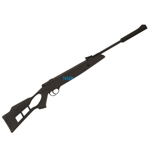 Hatsan Striker Edge Sniper Rifle Break Barrel Springer black thumbhole synthetic stock .22 (5.5 mm) calibre air gun pellet