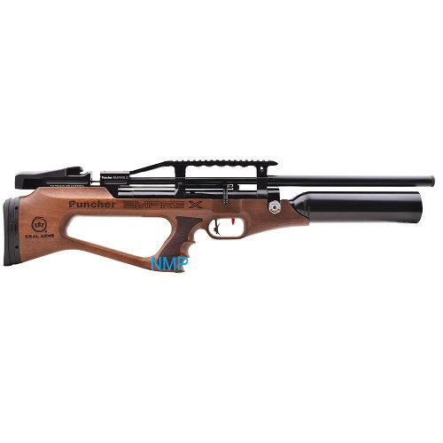 KRAL PUNCHER EMPIRE X BULLPUP PCP PRE-CHARGED AIR RIFLE .177 calibre 14 shot Turkish walnut stock and free hard case