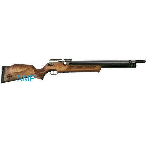 KRAL PUNCHER MAXI Black PCP PRE-CHARGED AIR RIFLE .22 calibre 12 shot WALNUT STOCK