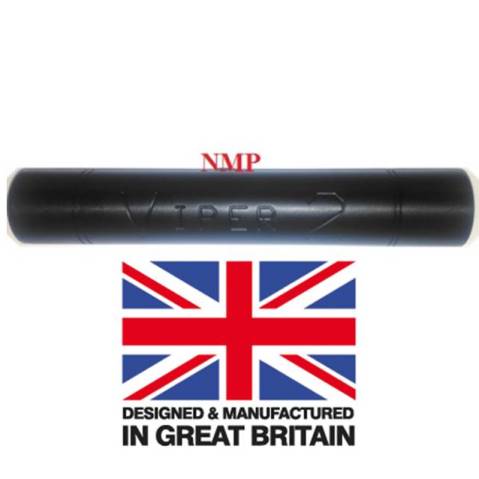 1/2 inch UNF Thread ( VIPER 2 Black ) Airgun Silencer Flat (Bull Barrel) (unproofed) Made in UK